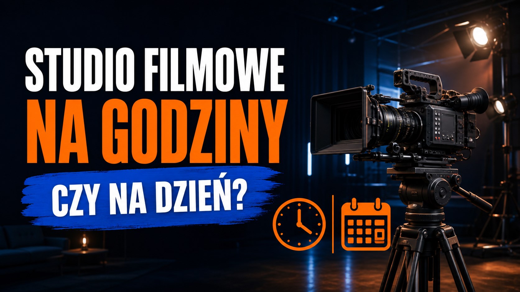 Studio filmowe na godziny lub na dzień zdjęciowy z profesjonalnym sprzętem i oświetleniem