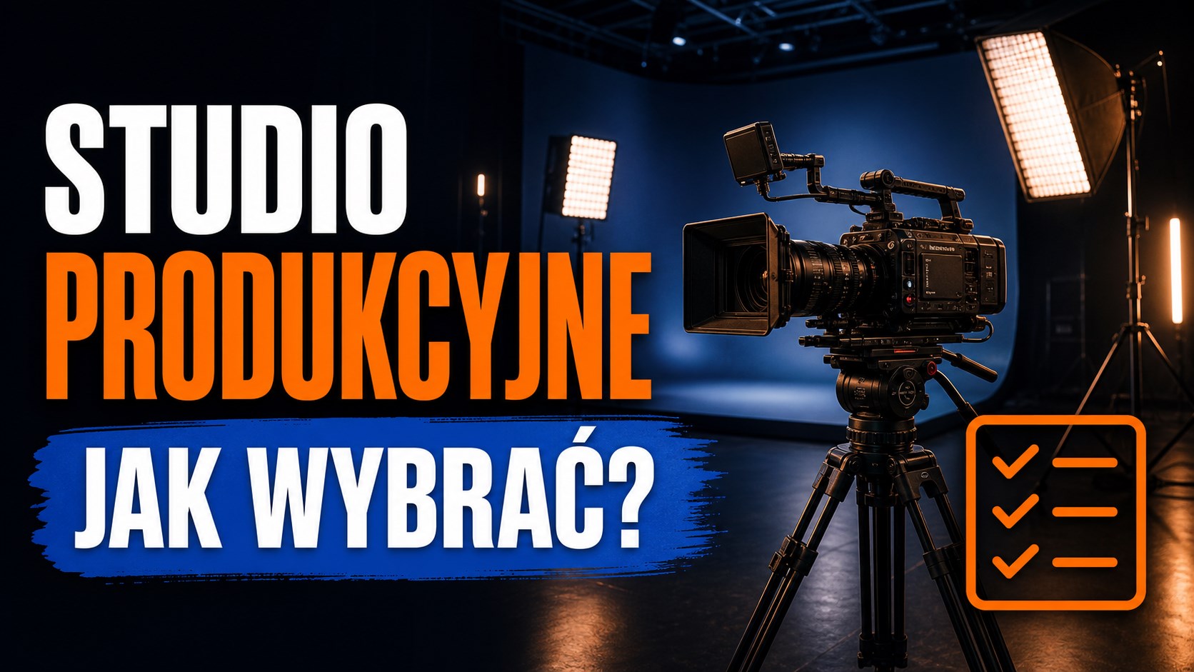 Studio produkcyjne z profesjonalnym planem zdjęciowym